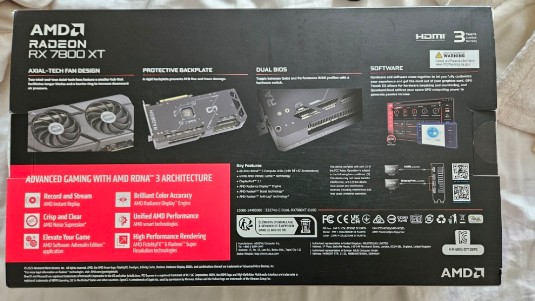 AMD RX 7800 XT (ASUS Dual) - photo 2