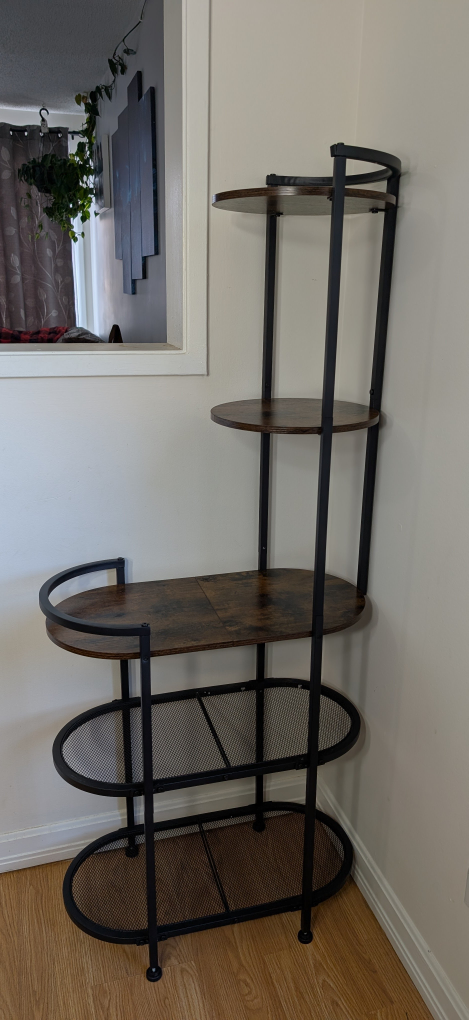 56" 5 Tier Corner Shelf, Organizer - photo 2