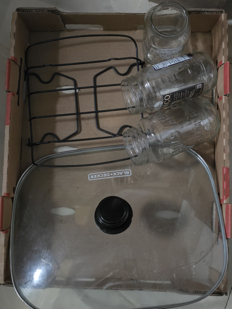 #freecycle Black + Decker Glass Lid and Jar Rack