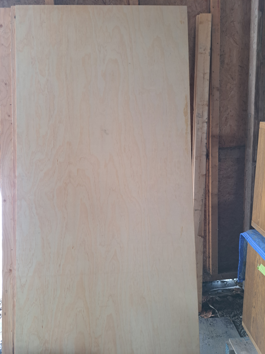 Metrie 1/4 inch Sanded Pine Plywood 4'x8' 6 sheets left