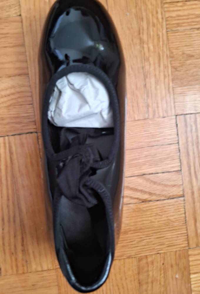 Black Patent Leather Tap Shoes - photo 2