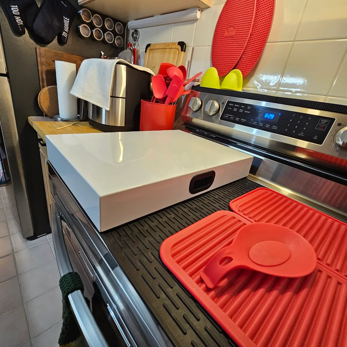 -Stainless Steel Stove Top Cover image indicator(2)