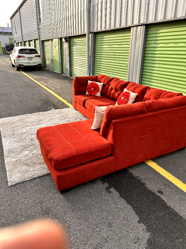 Red Sectional Sofa