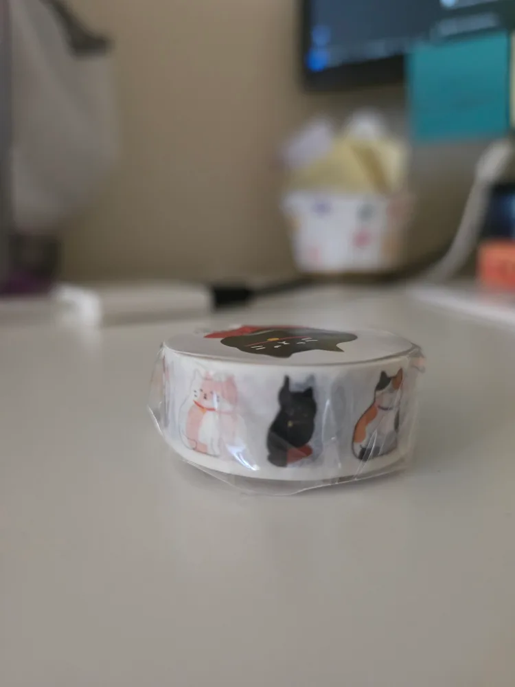 New Cat theme Washi Tape Roll - final price image indicator(3)