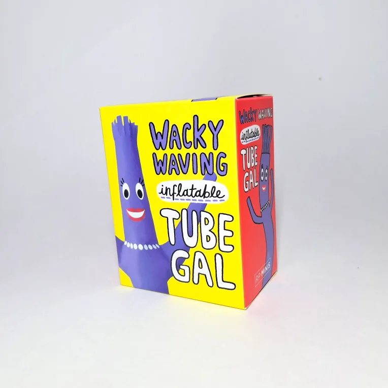 Wacky Waving Inflatable Tube Gal - Running Press image indicator(8)