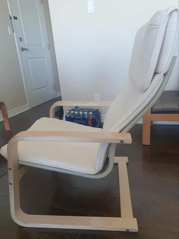 IKEA STRANDMON Wing Chair - Off-White image indicator(4)