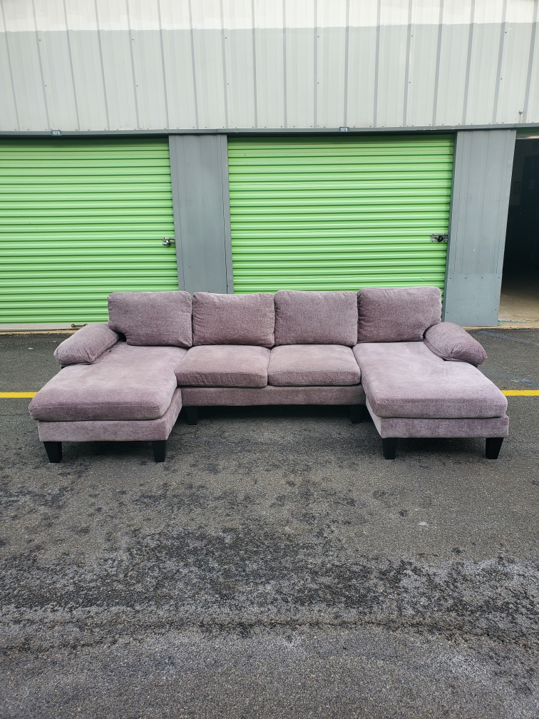 Gray L-Shaped Sectional Sofa - photo 4