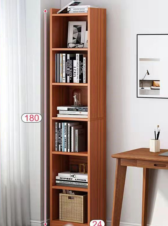 Tall Wooden Bookcase - 180cm
