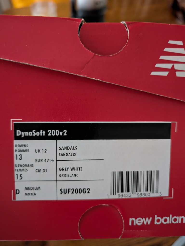 New Balance slides size 13 men - photo 4