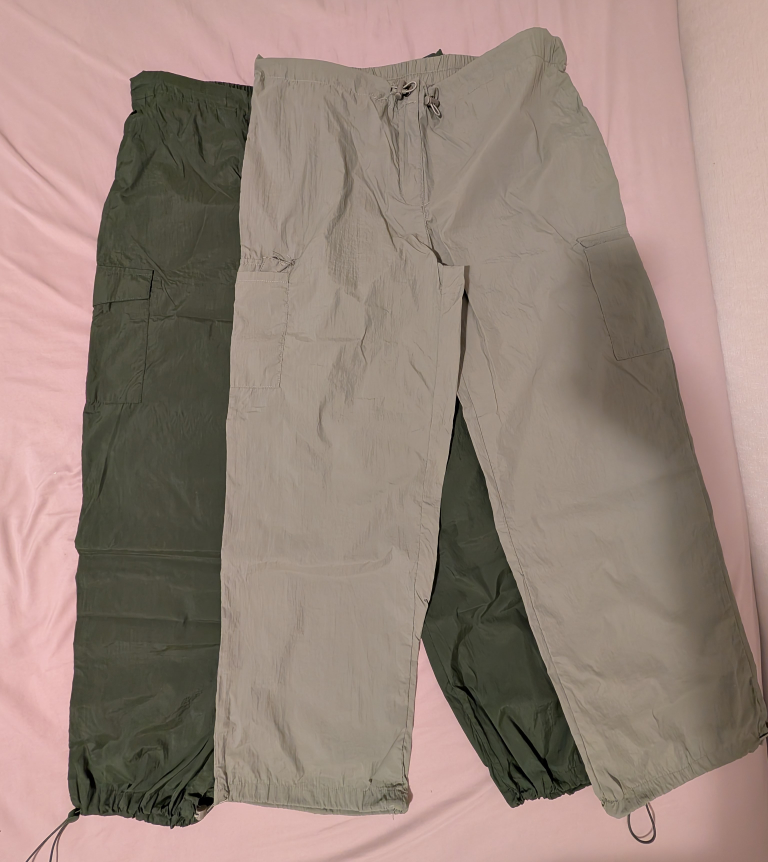 Two pairs of women's Parachute drawstring cargo pants - photo 2