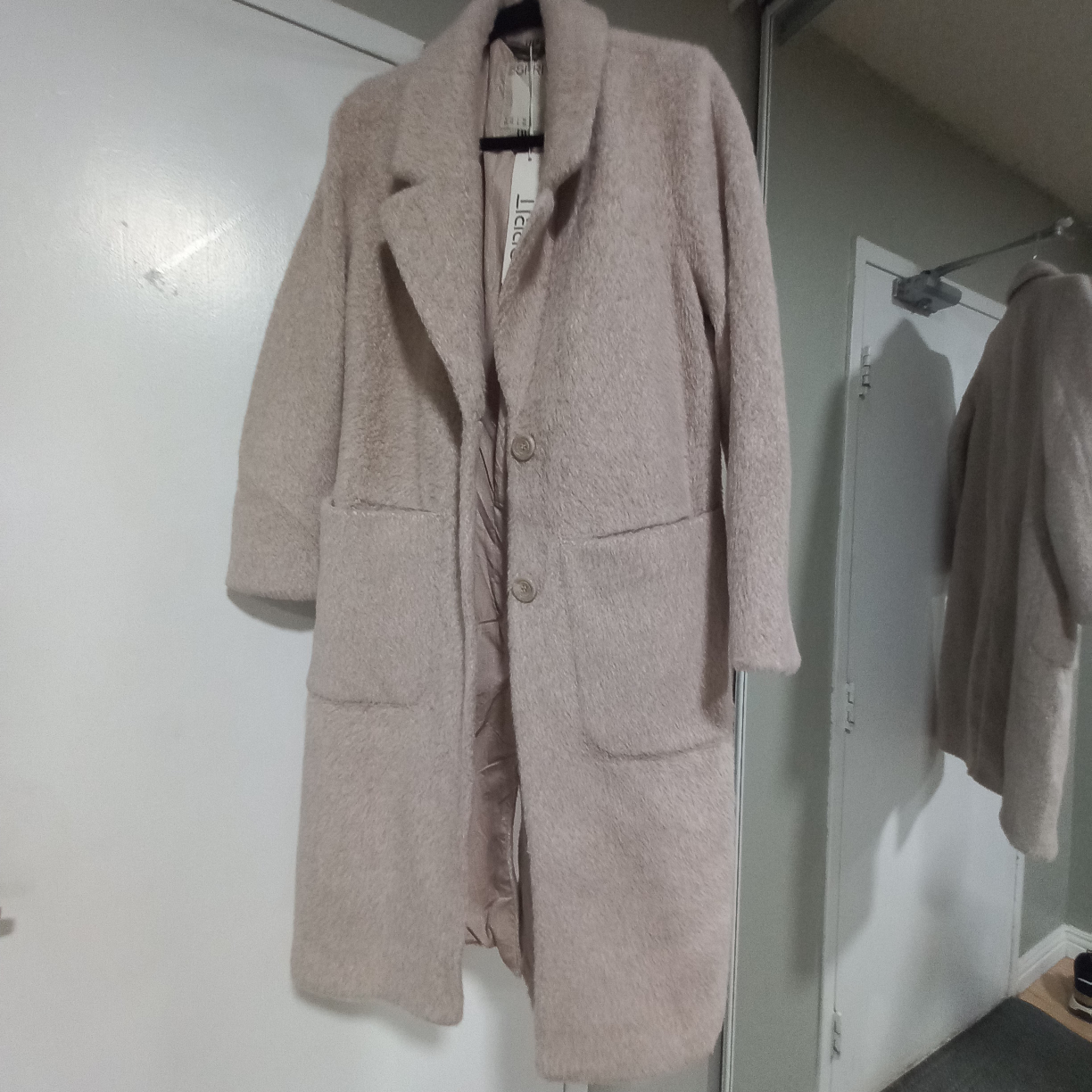Brand new Esprit Women's Beige Teddy Coat - photo 4