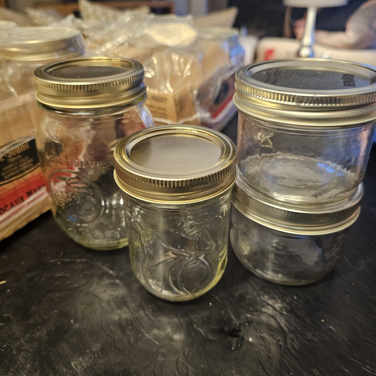 Kerr Mason Jars with lids