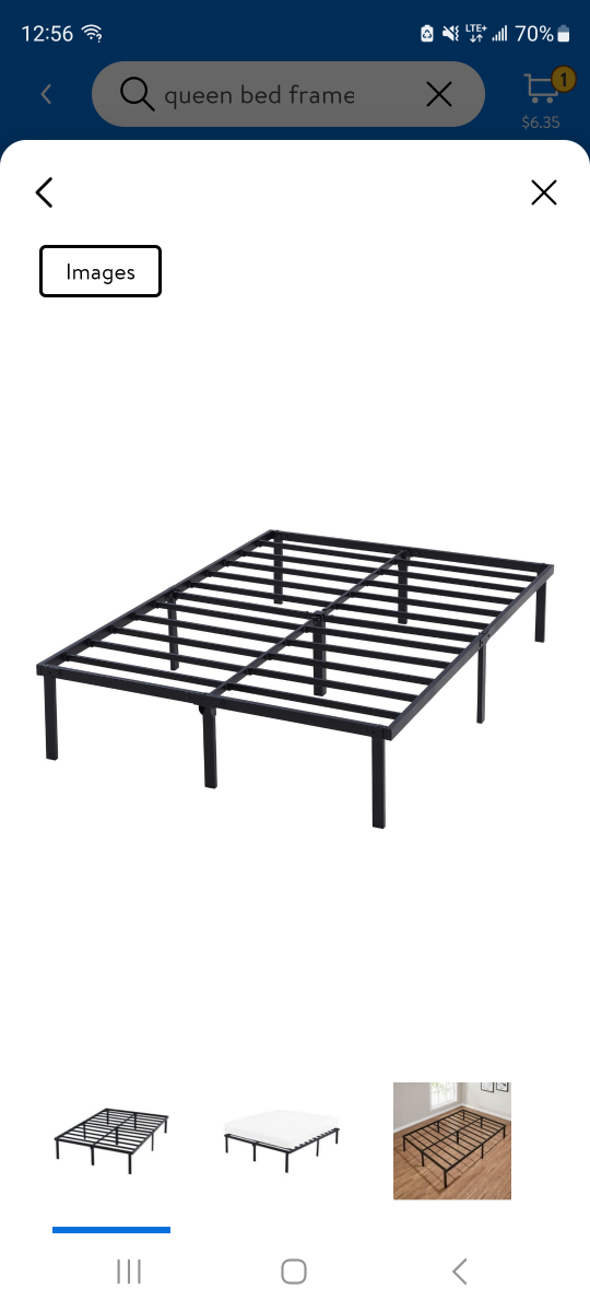Queen Size Metal Bed Frame