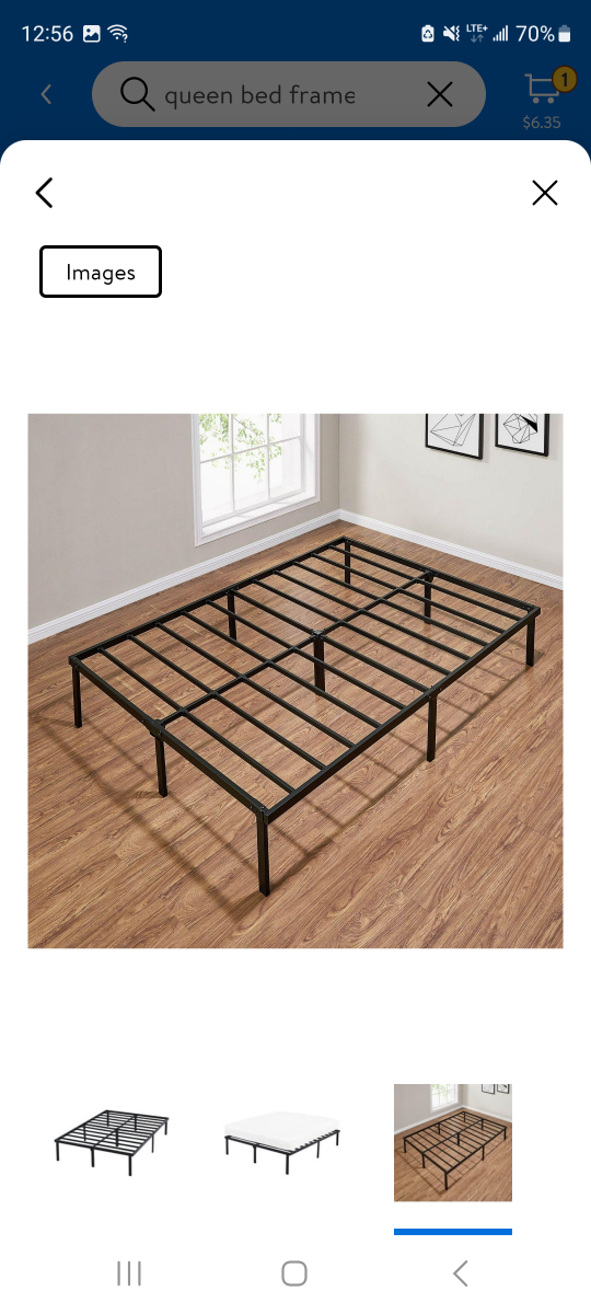 Queen Size Metal Bed Frame - photo 3