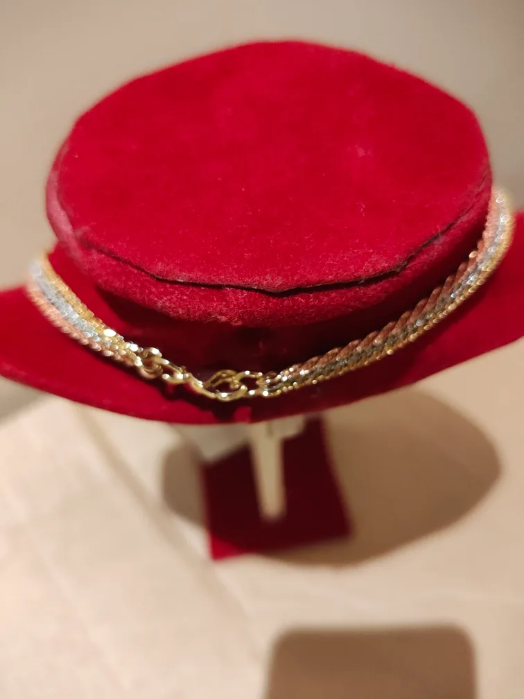 Tri-tone Metal Necklace image indicator(5)