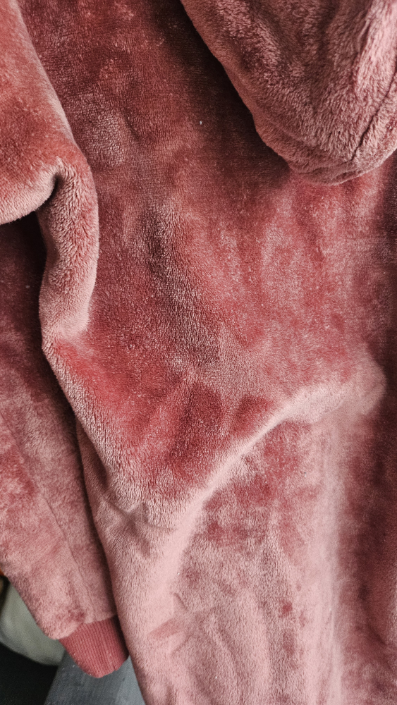 Dusty Rose Fuzzy Hoodie Dress - photo 3