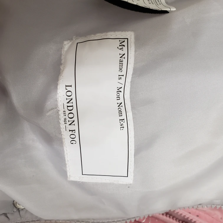 London Fog Girls' Size 5/6 Pink & Grey Snowsuit - photo 4
