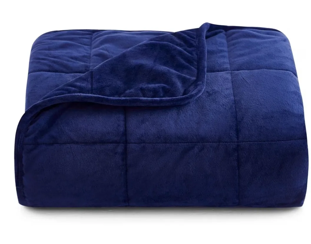 Dream Theory 15lb Crystal Mink Weighted Blanket –Relax & Sleep image indicator(2)