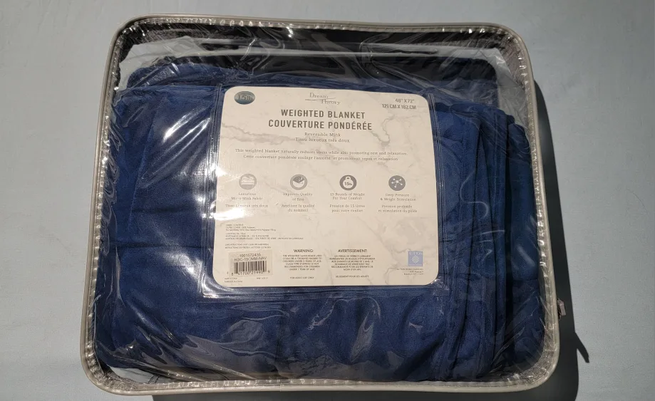 Dream Theory 15lb Crystal Mink Weighted Blanket –Relax & Sleep image indicator(5)