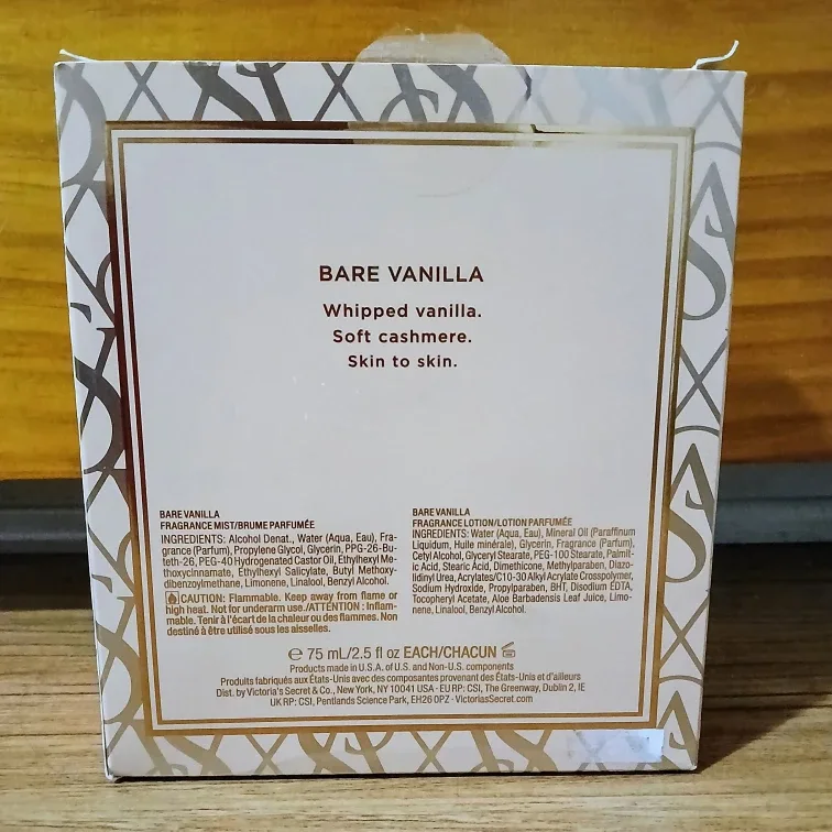 Victoria's Secret Bare Vanilla Gift Set image indicator(2)