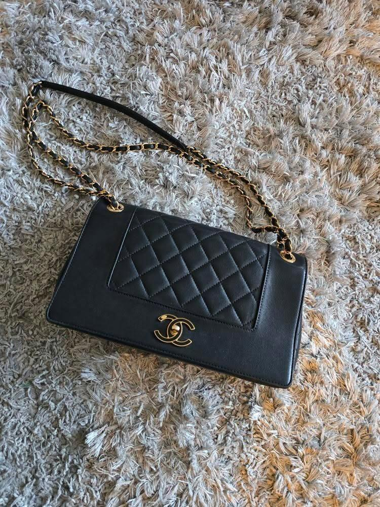 Chanel Black Quilted Leather Shoulder Bag