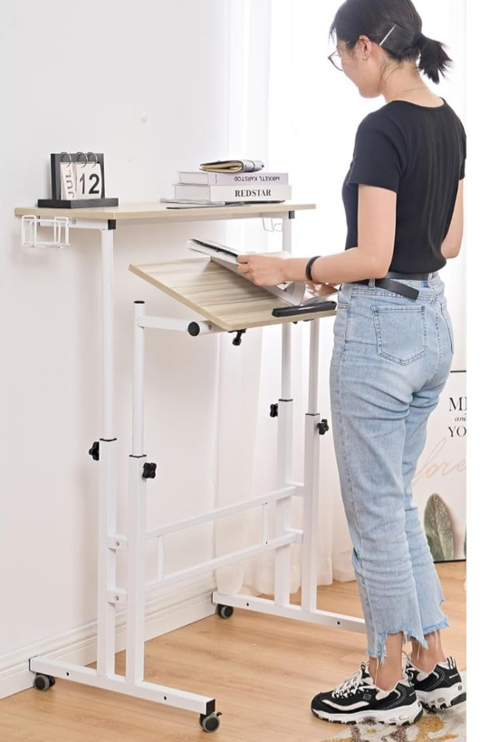 SDHYL Mobile Adjustable Height Standing and Sitting Desk - photo 5