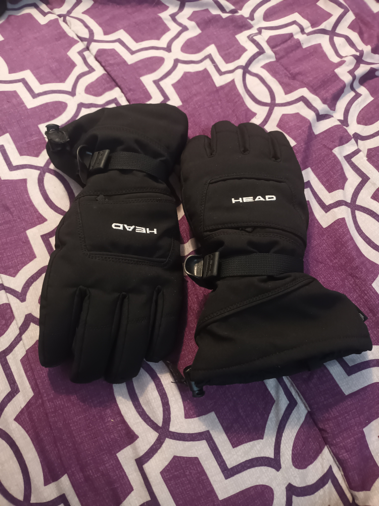 HEAD Men's Size Medium Waterproof & Breathable Ski Gloves