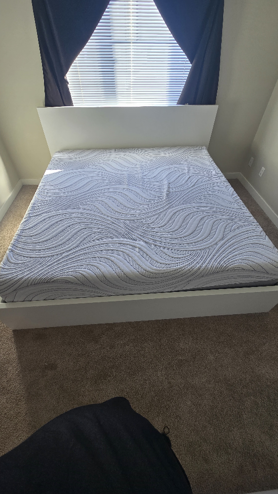 Queen Mattress and Platform Bed Frame