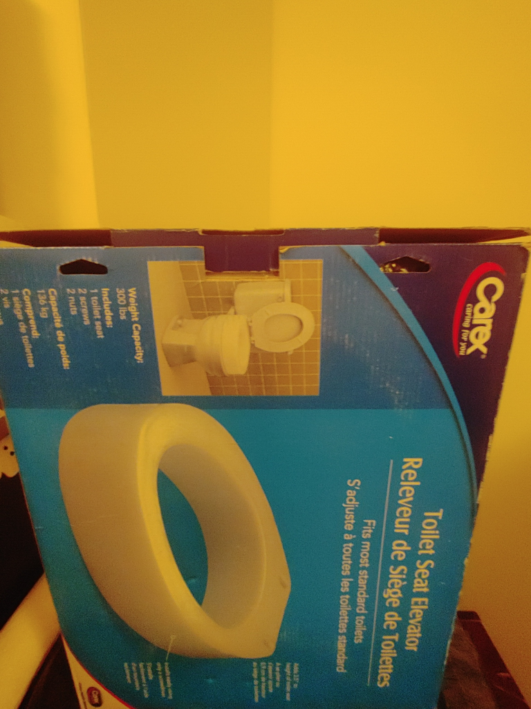 Carex Toilet Seat Elevator - New in Box