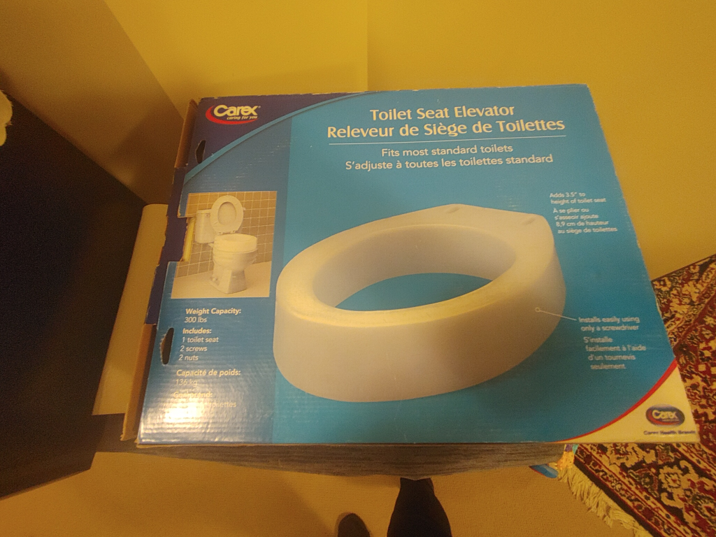 Carex Toilet Seat Elevator - New in Box - photo 3