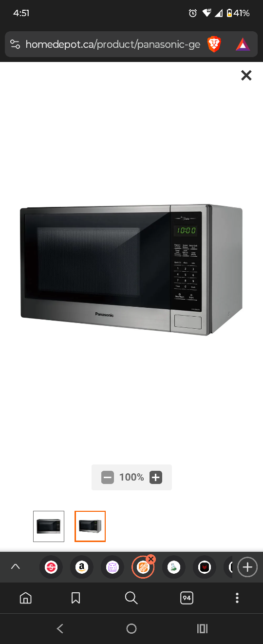 Panasonic Genius 1.3 cu. ft. 1100W - photo 2