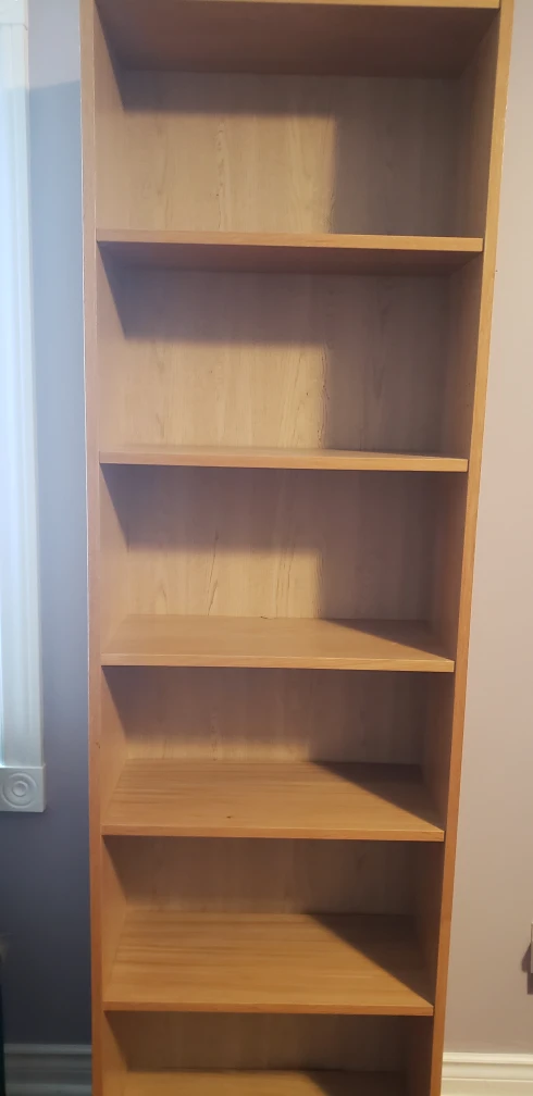 Tall Wooden Bookcase