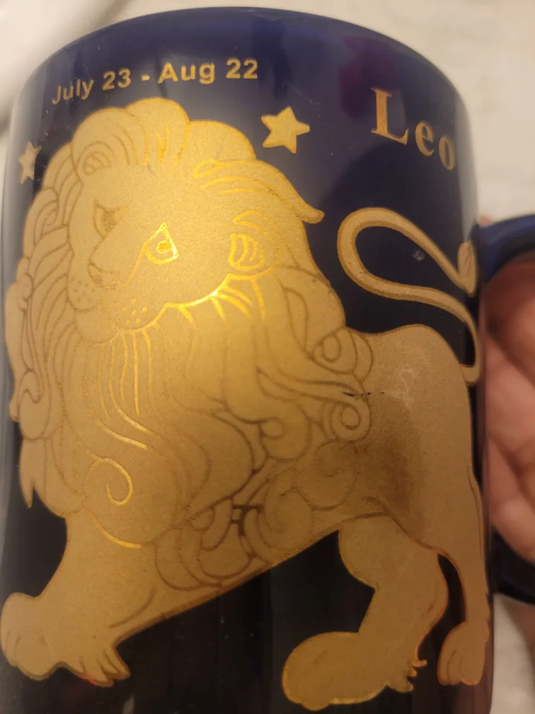 Vintage Leo Zodiac Mug  🏈🏈 image indicator(4)