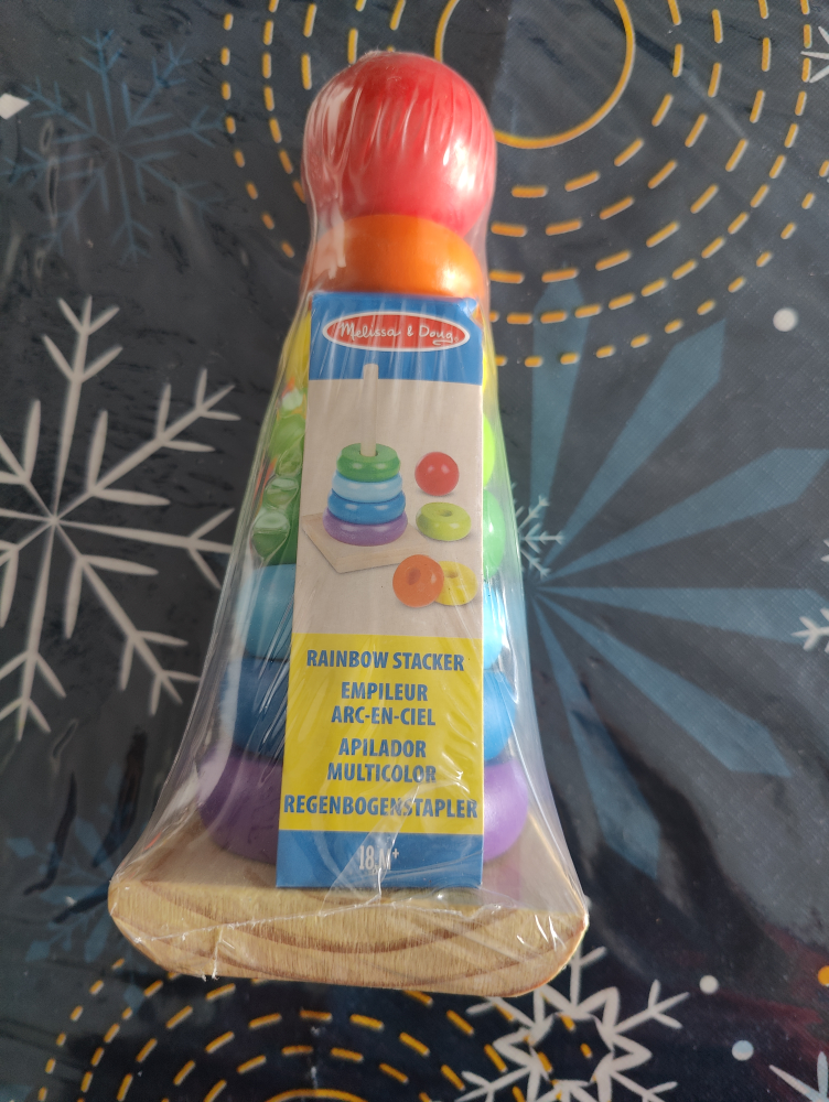 Melissa & Doug Rainbow Stacker Toy