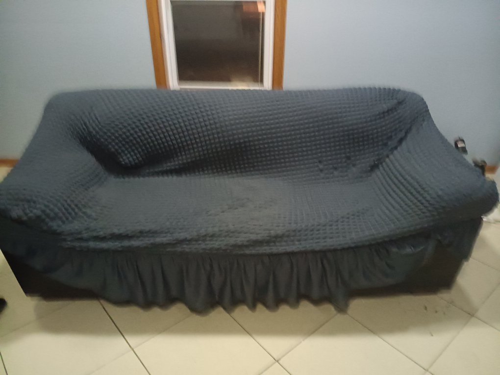 Black Leather Sofa - Needs TLC - photo 2