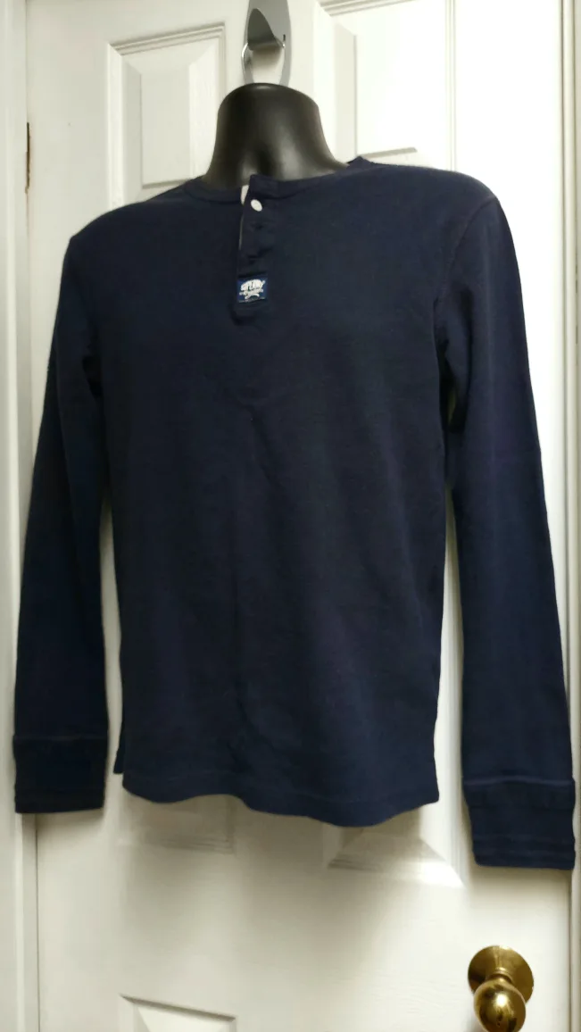 Superdry Men's Henley Long Sleeve Shirt - Medium image indicator(6)