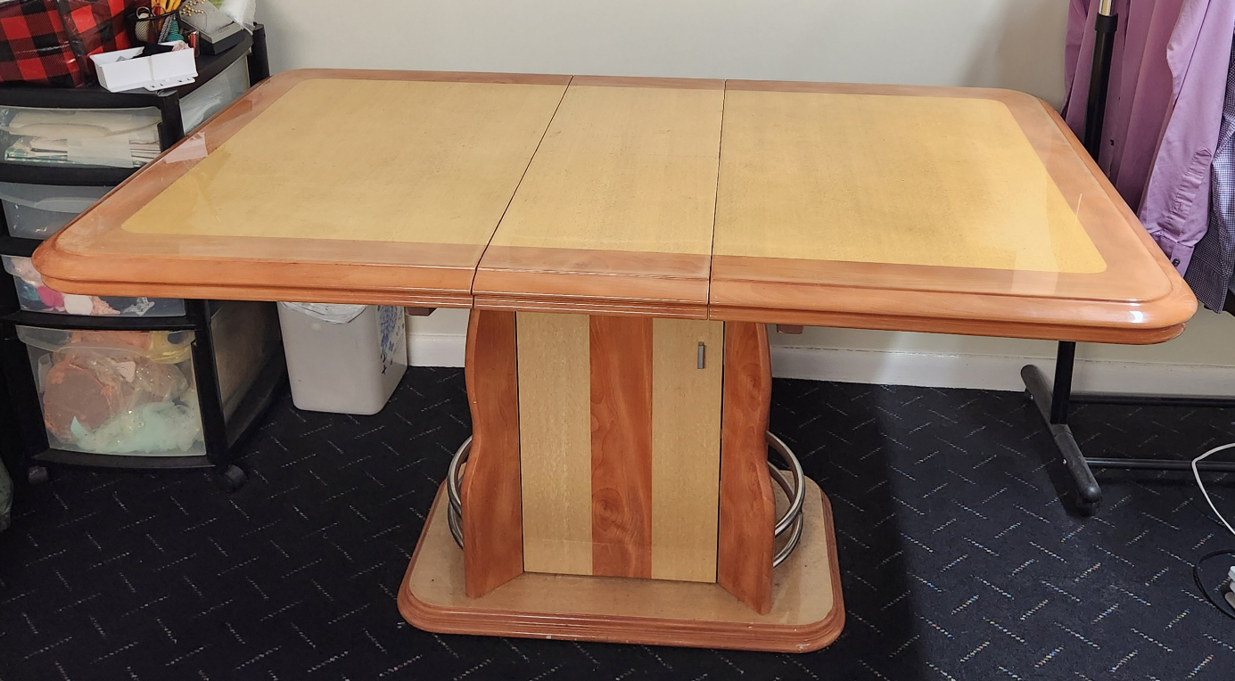 Extendable Dining Table with Storage