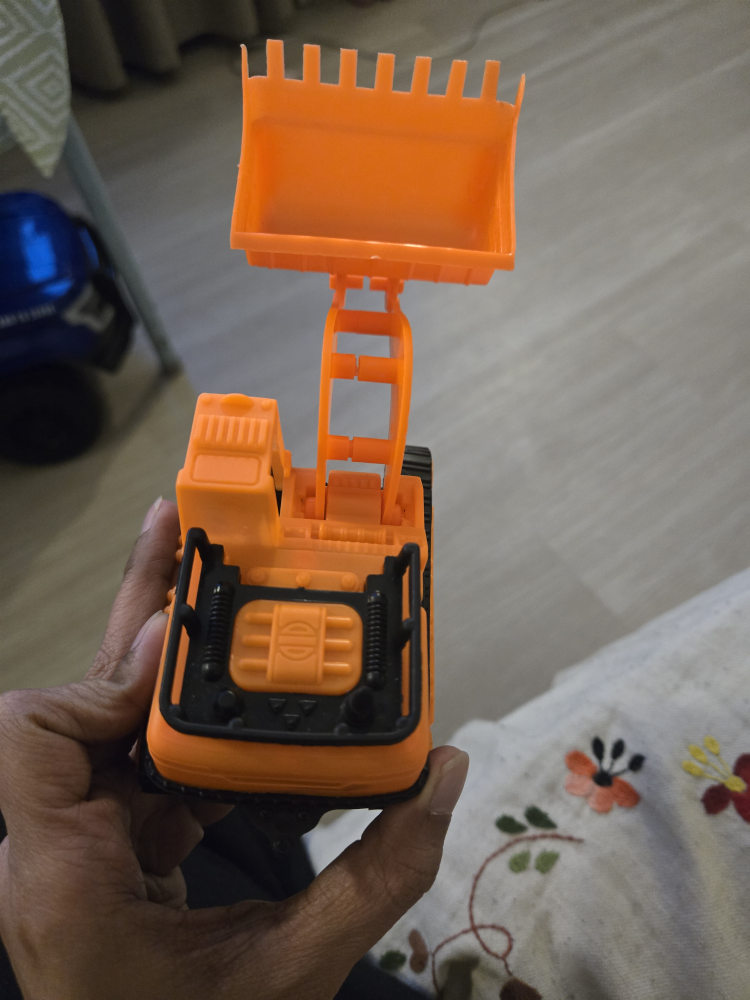 Orange Toy Excavator - photo 2