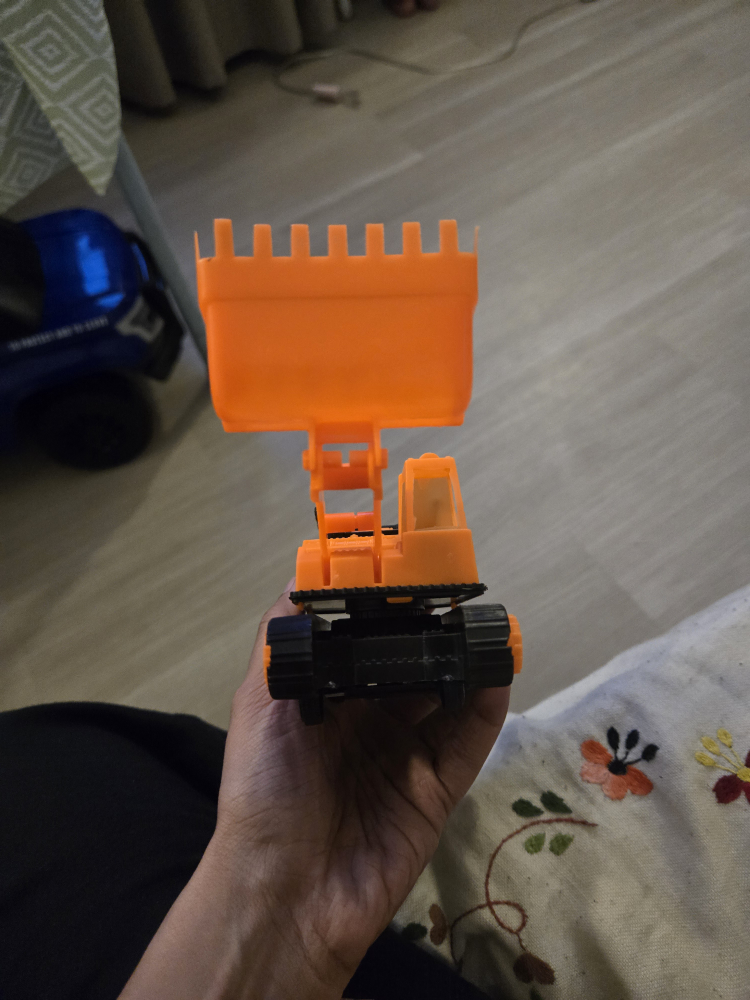Orange Toy Excavator - photo 3