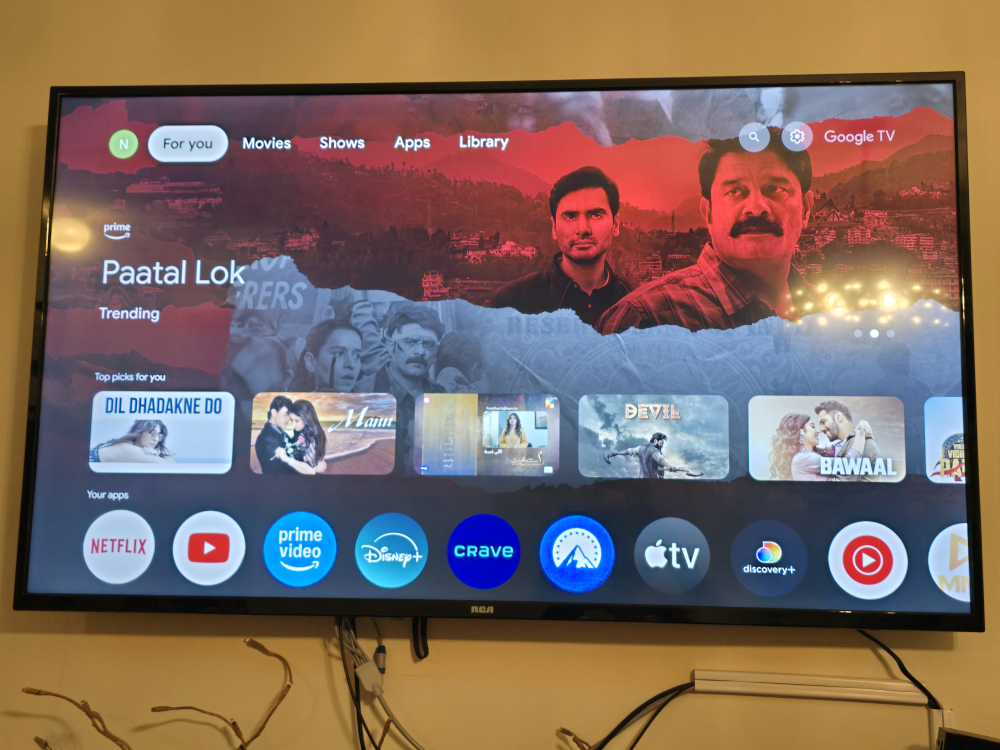 Almost New RCA 55" Google TV - photo 2