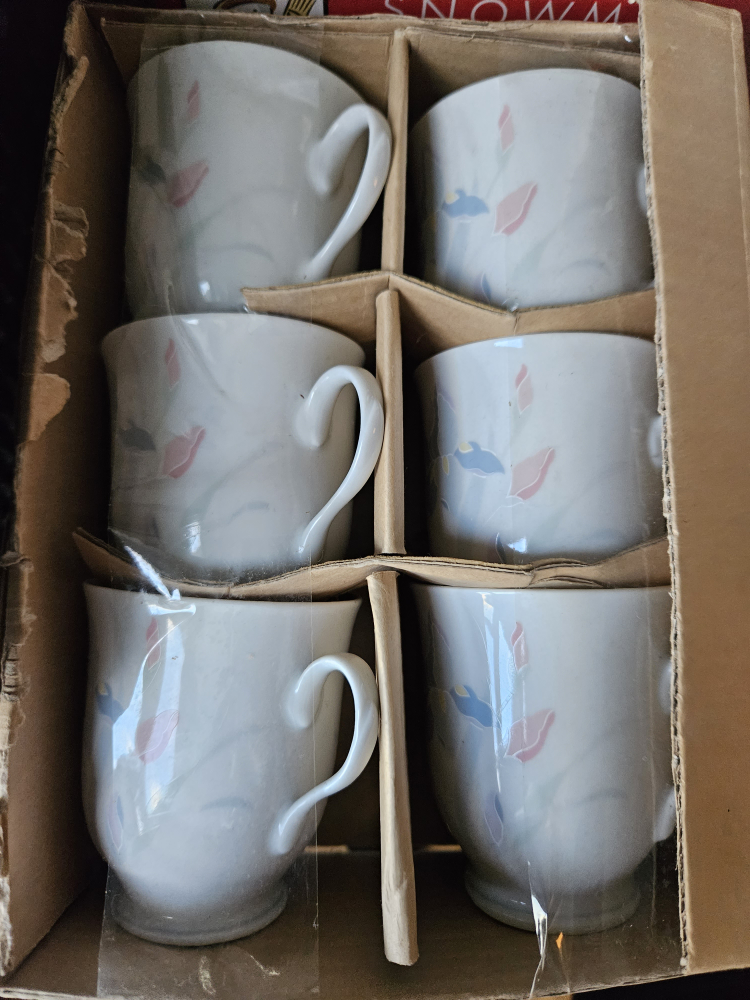 6 piece coffee mug set