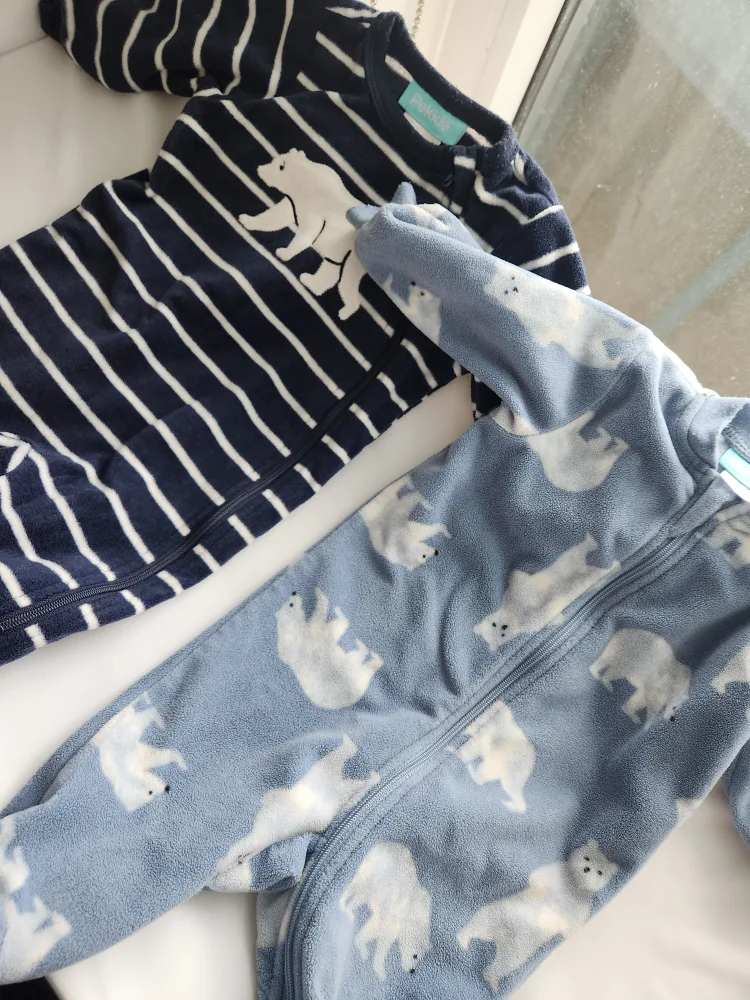 Baby Fleece Sleepers, Size 3m image indicator(3)