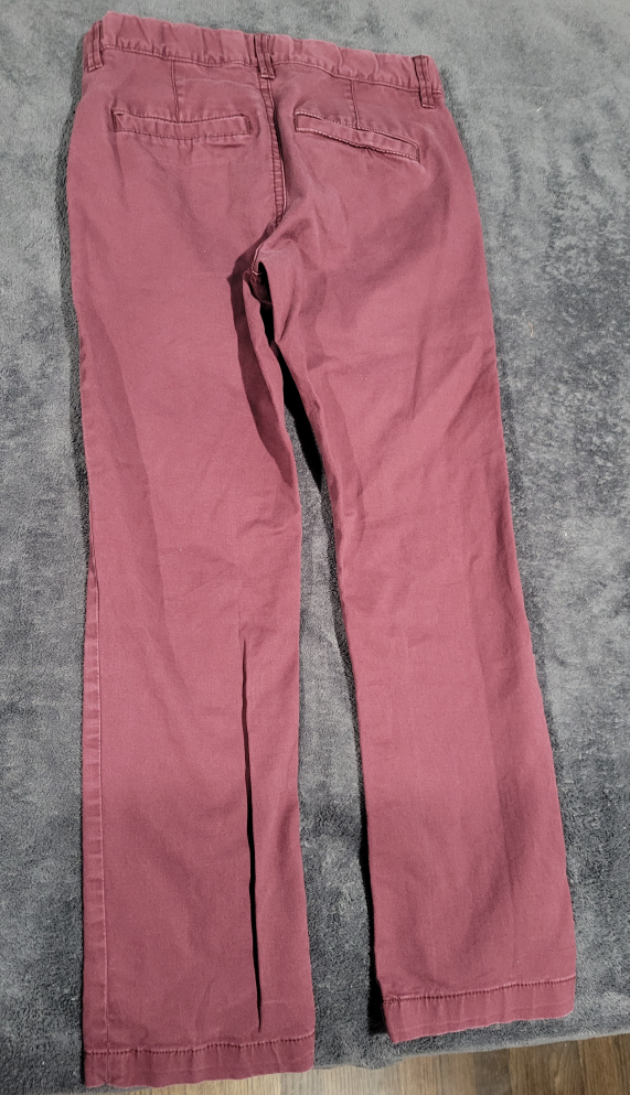 Gap Pants Burgundy Boy's Size 8 - photo 2