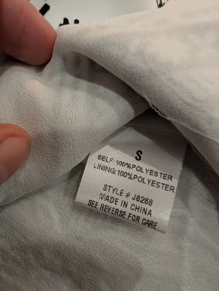 NWT - Ovi Longline Black and White Patterned Blazer image indicator(4)