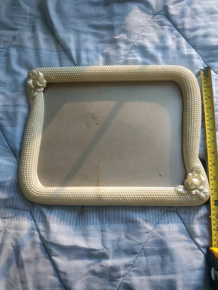 Pearl Beaded Picture Frame 🏈 image indicator(2)