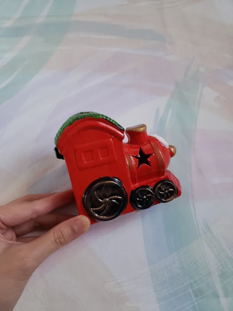 Vintage Santa Claus Train Decoration image indicator(2)