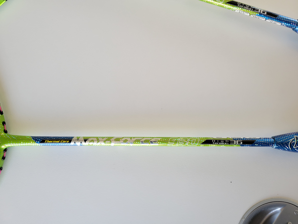 Pair of Black Knight Maxforce 930 Badminton Racquets - photo 4