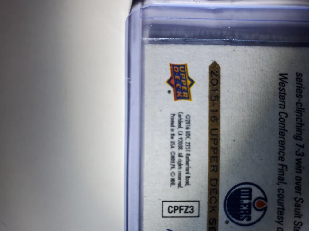 Connor McDavid Young Guns (Rookie) Canvas image indicator(7)