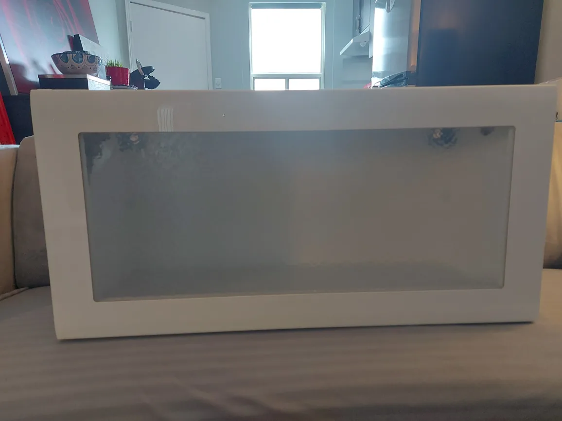 White IKEA Wall Cabinet with Glass Door image indicator(2)