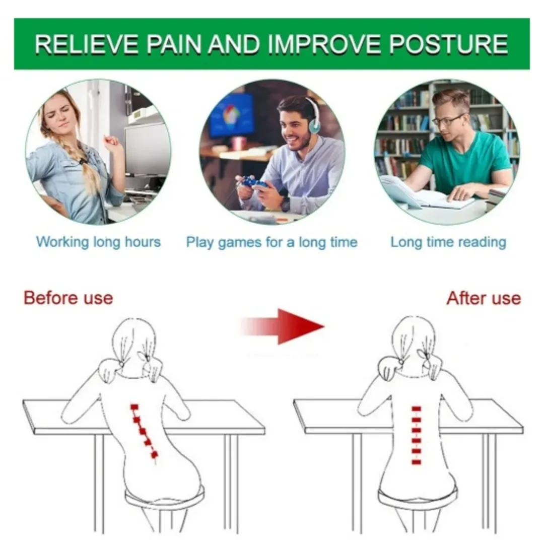 Posture Corrector in Black- Men and Women (2XL) image indicator(2)